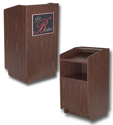 Podium Maitre D Station 25"L x 22.5"W x 46"H