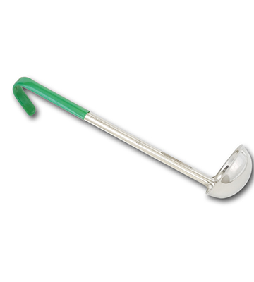 Color Coded Green Handled Ladle 4 Oz.