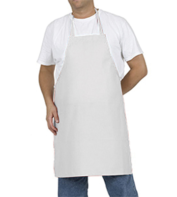 White Bib Apron