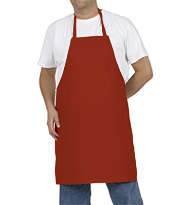 Bib Apron Dark Red