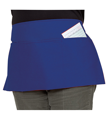 Waist Apron Royal Blue with Pockets