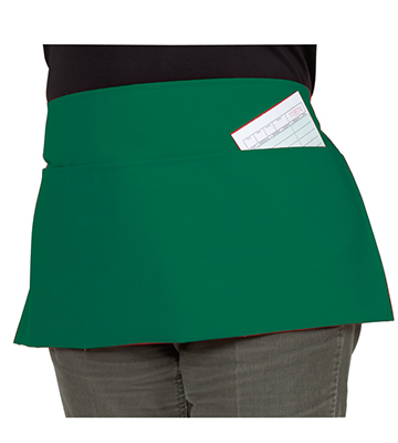 Waist Apron Forest Green with Pockets