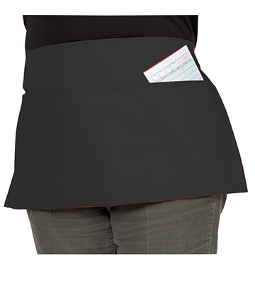 Waist Apron Black with Pockets