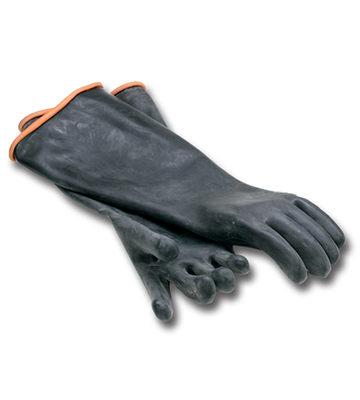 Small Bluettes Rubber Gloves