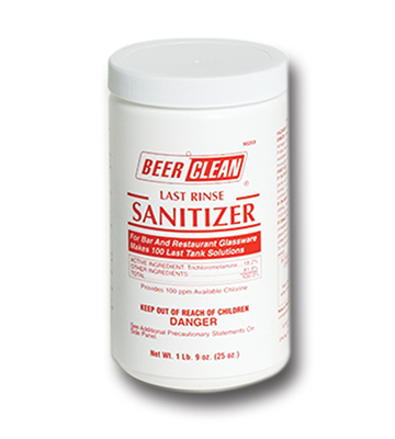 081209 Glass Sanitizer 25 Oz.