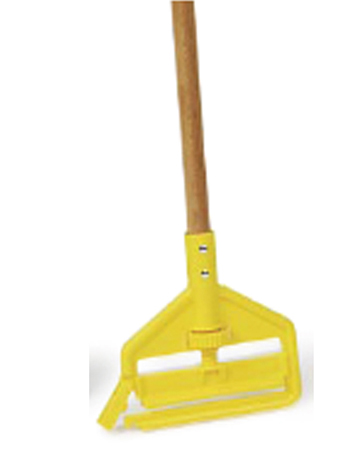 081272 Plastic Mop Stick with Wood Handle