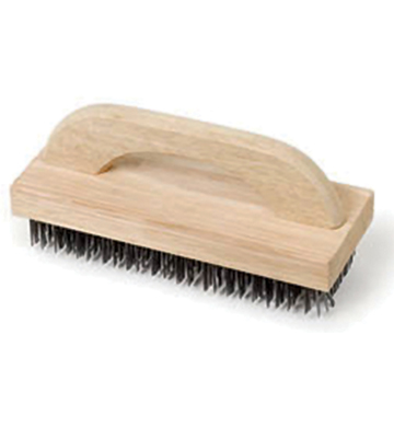 081336 Butcher Block Brush with Handle 9"L x 4"W