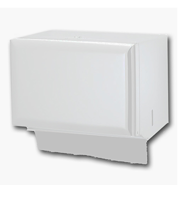 White Single Fold Towel Dispenser
