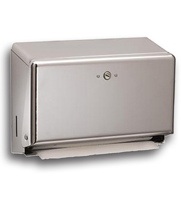 Chrome Mini C-Fold Multi Fold Towel Dispenser