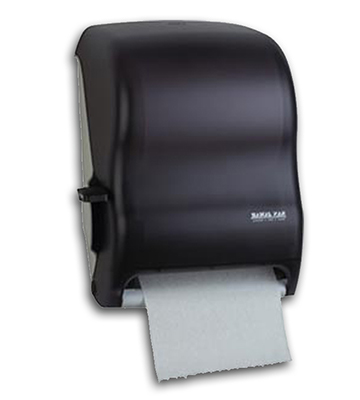 Black Lever Roll Towel Dispenser