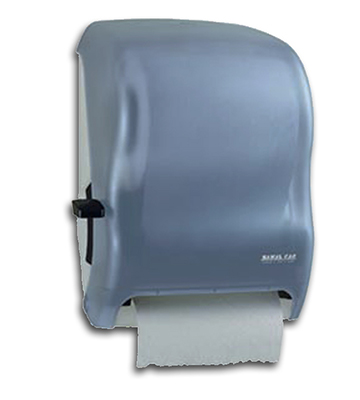 Blue Lever Roll Towel Dispenser