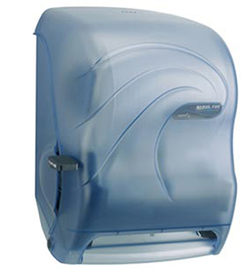 Blue Savvy Lever Roll Towel Dispenser