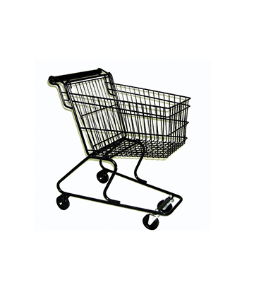 Black Baby Shopping Cart 22"L x 14"W x 25"H