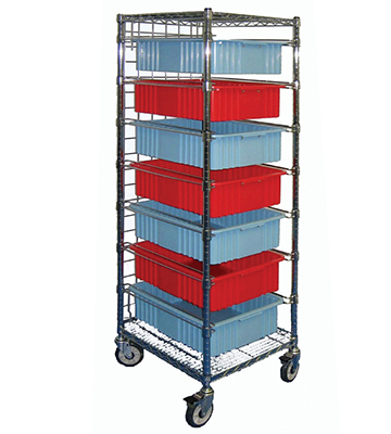 Mobile Drawer Cart 24"L x 21"D x 68.5"H