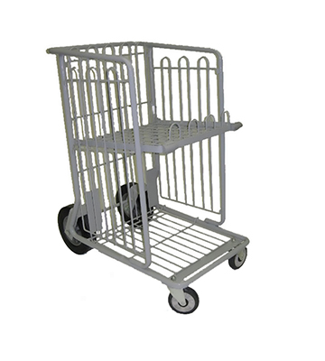 Carry Out Shopping Cart 34.375"L x 21.1875"W x 40"H