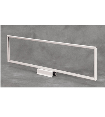 Large Hammertone Metal Clamp Sign Frame 22"L x 5.5"H