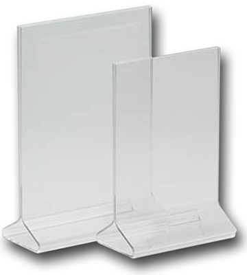 Clear Acrylic Card Holder 8"L x 11"H