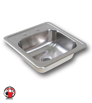 Drop-In Sink 15.0625" Sq. x 6"D