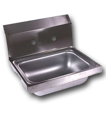 Splash Mount 2-Hole Hand Sink 17"L x 15.25"W x 13"H