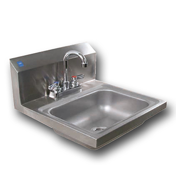 Splash Mount 2-Hole Hand Sink 17"L x 15.5"W x 13"H