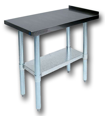 Stainless Steel Filler Work Table 30"L x 24"W x 34.75"H