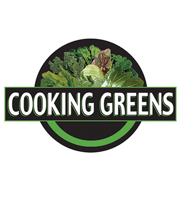 COOKING GREENS Produce 3-D Photo Street Sign 20"L x 13.5"H