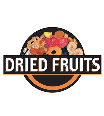 DRIED FRUITS Produce 3-D Photo Street Signs 20"L x 13.5"H