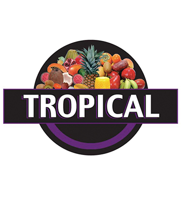 TROPICAL Produce 3-D Photo Street Sign 20"L x 13.5"H