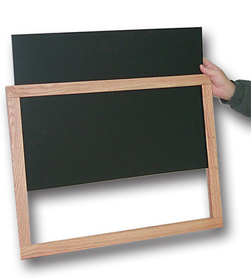 Wood Frame with Top Hanging Hooks 24"L x 18"H