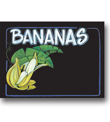 BANANAS Produce Blackboard Insert 22"L x 16.375"H