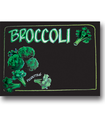 BROCCOLI Produce Blackboard Insert 22"L x 16.375"h