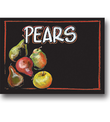 PEARS Produce Blackboard Insert 22"L x 16.375"H