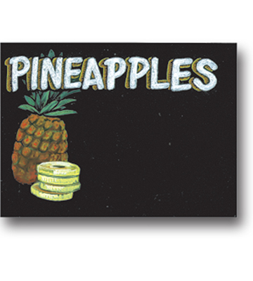 PINEAPPLES Produce Blackboard Insert 22"L x 16.375"H