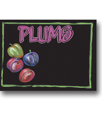 PLUMS Produce Blackboard Insert 22"L x 16.375"H