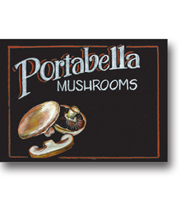 PORTABELLA Produce Blackboard Insert 22"L x 16.375"