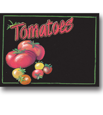 TOMATOES Produce Blackboard Insert 22"L x 16.375"H