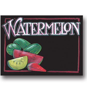 WATERMELONS Produce Blackboard Insert 22"L x 16.375"H