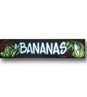 BANANAS Produce Chalk Art Sign 33"L x 7.75"H
