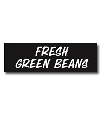 Produce Fluorscent Name Tag Set 4"L x 1.25"H