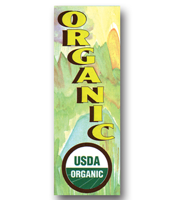 Produce USDA Organic Topper 3.875"L x 7.75"H