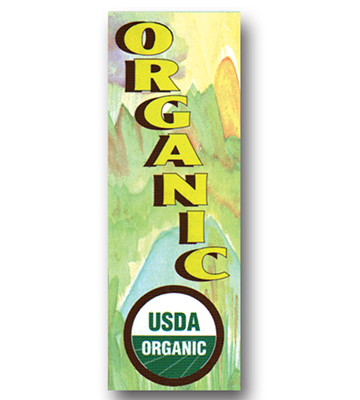 Produce USDA Organic Topper 3.875"L x 7.75"H