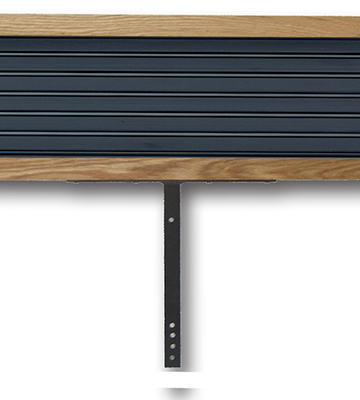 Black 6-Track Single-Sided Full Wood Frame with Attached Europe