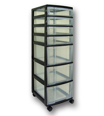 Mini Storage Cart 12"L x 14"W x 40"H