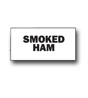 Small Deli Name Tag Set 2.75"L x 1.25"H