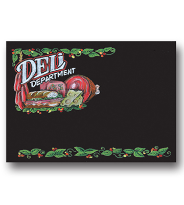 Deli Chalk Art - Deli Department 22"L x 16.375"H