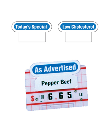 Today's Special/Low Cholesterol Topper Tag 3.28"L x 1.5"H