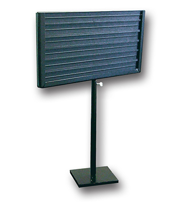 6-Track Telescopic Display Sign Holder 16"W x 39"H