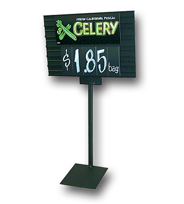 Top Tilting Sign Holder 12"L x 21"H