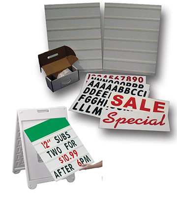 Small Message Board Kit 22"L x 28"H