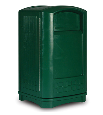 Outdoor Trash Container 24.75"L x 25.25"W x 42.13"H